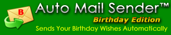 Auto Mail Sender Birthday Edition Banner