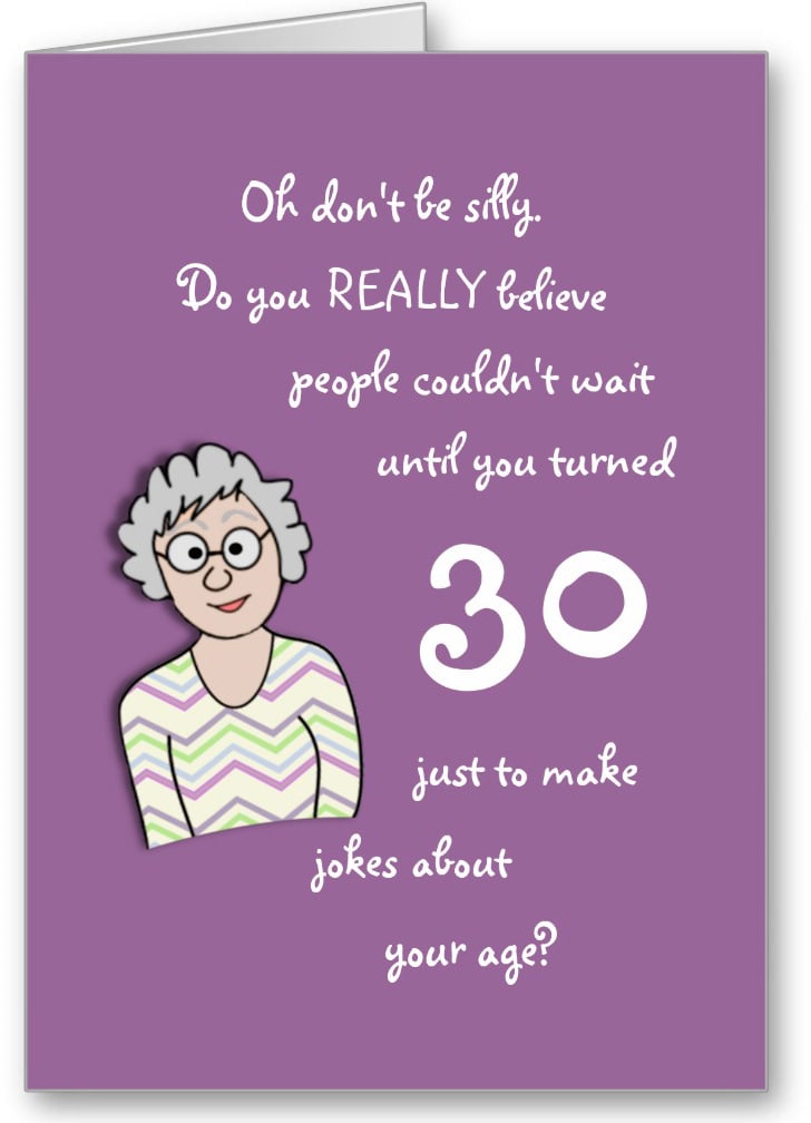 AMSBE - 30 Birthday Cards, 30th Birthday Card Ideas