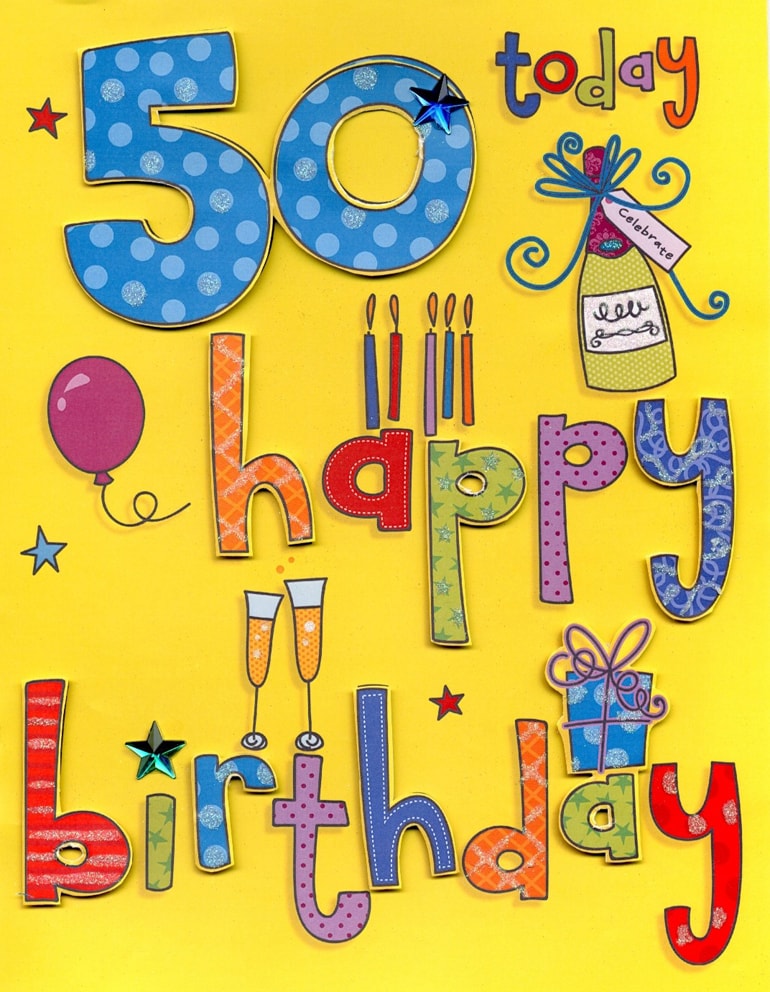 50th Birthday Card Ideas