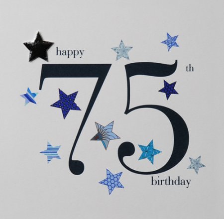 75th Birthday Cards B