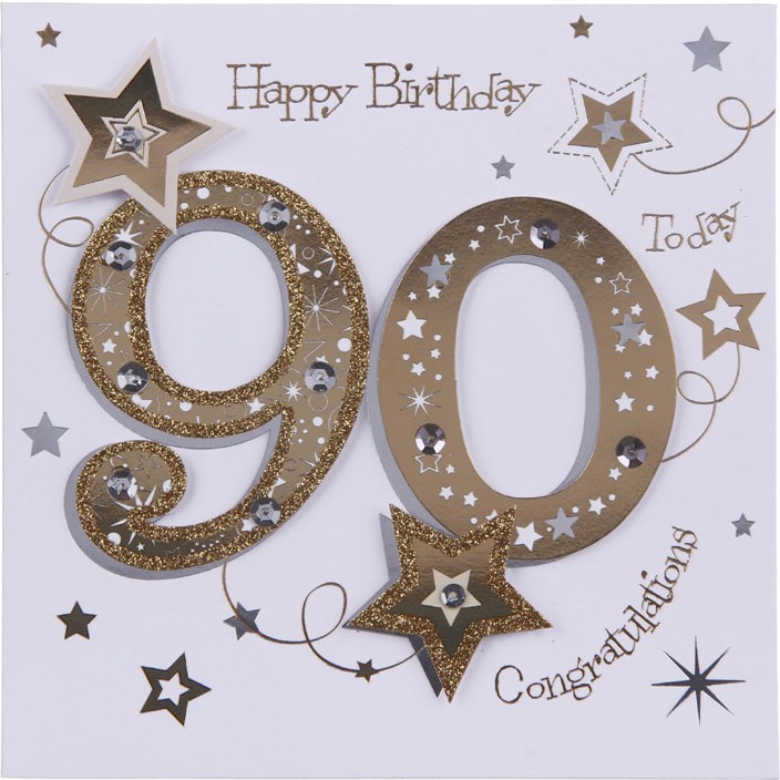 90th Birthday Cards C