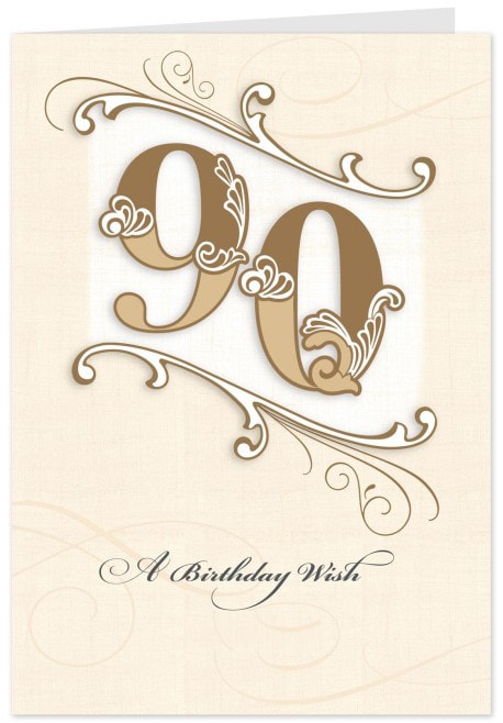 90th Birthday Cards D