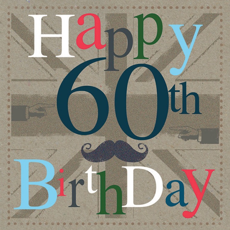 60 Birthday Card A