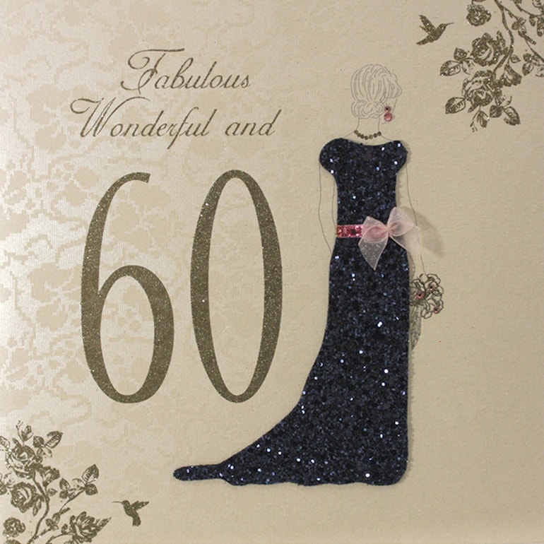 60th Birthday Card E