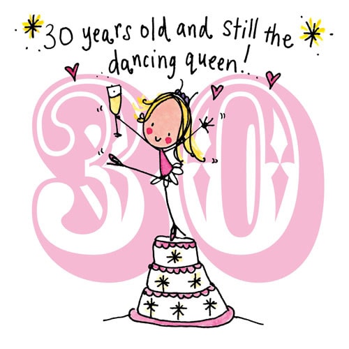 Personalised 30th Birthday Cards F