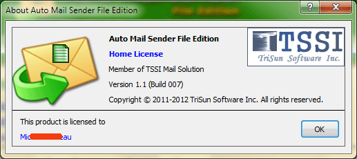 Über Auto Mail Sender™ File Edition